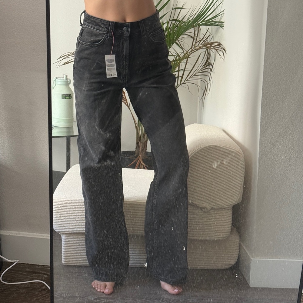 ASOS Women's High Rise Black Jeans